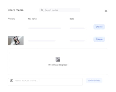 share media during webinar