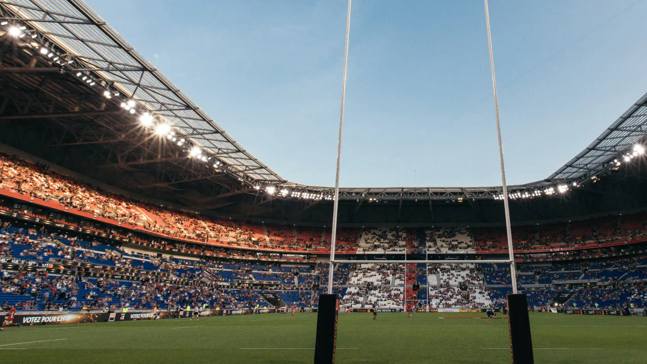 Terrain de rugby | Arrière-plan Virtuel Gratuit | Livestorm